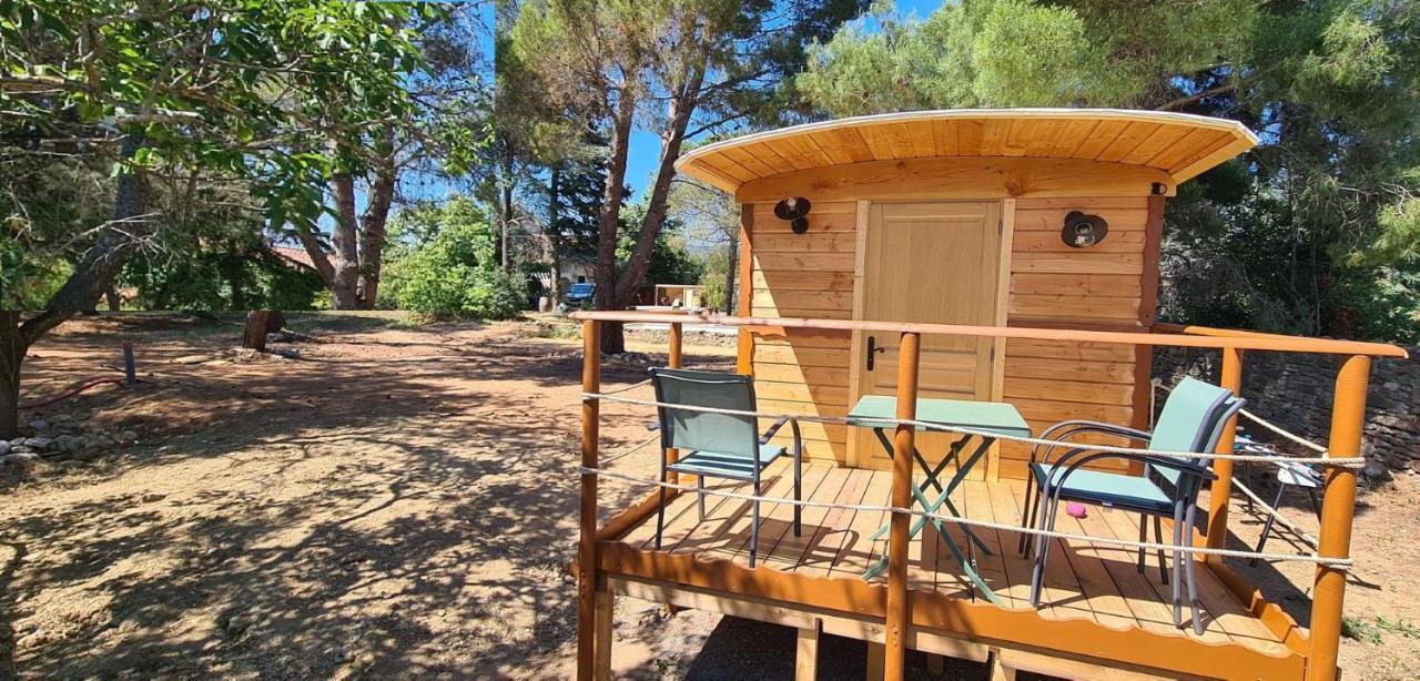 Villa Roulotte Dans L'Aude Trausse Esterno foto